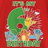 Girl's Pokemon It's My 6th Birthday Starters T-Shirt - 2 of 4