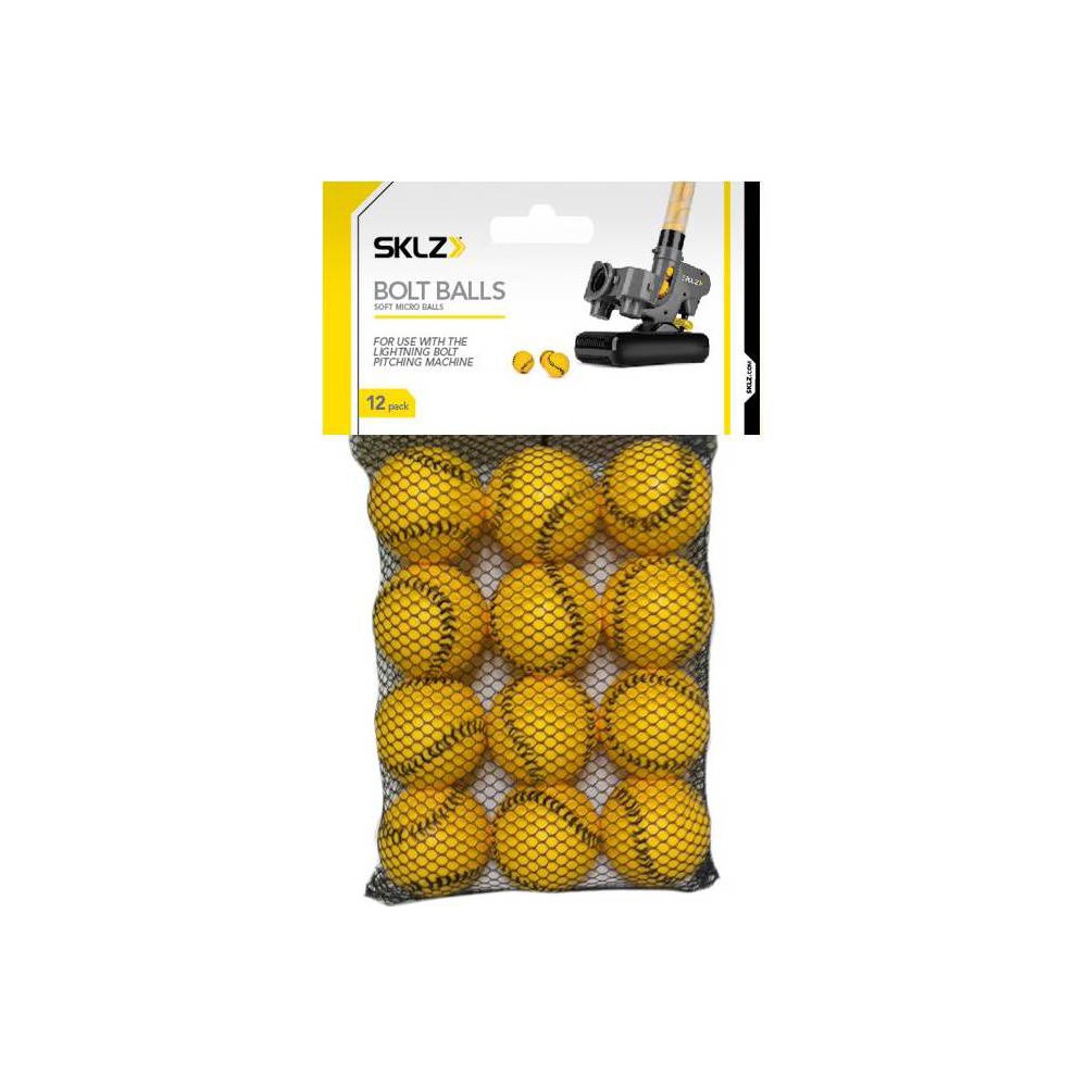 SKLZ Lightning Bolt Pitch Machine Balls - 12pk