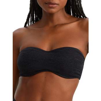 Freya Women's Jewel Cove Sweetheart Bikini Top - As7231 36f Black Solid :  Target