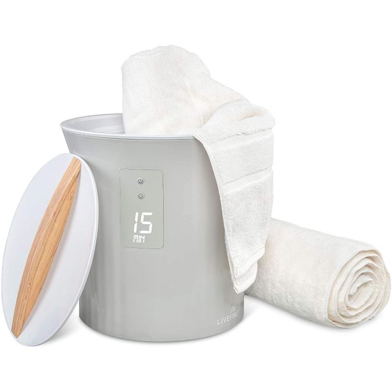 Live Fine Bathroom Towel Warmer, Small Blanket & Towel Heater, 2 of 8