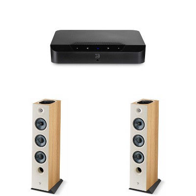 FCHORA826LW-D (PAIR) +  N230BLKUNV  Compact Wireless Music Streaming Amplifier - Black