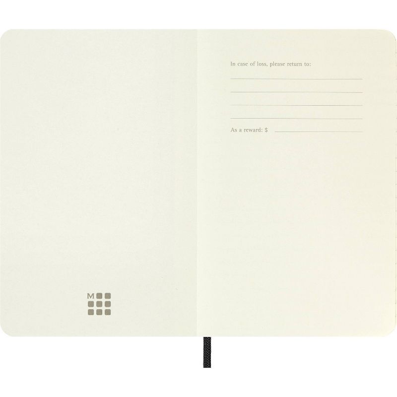 Moleskine 192pg Ruled Pocket Notebook 3.5&#34;x 5.5&#34; Black Softcover, 3 of 7