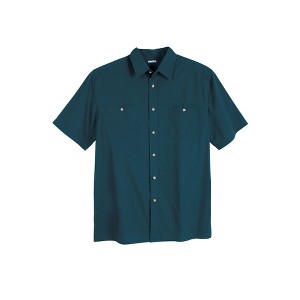 KingSize Short-Sleeve Pocket Sport Shirt - 1 of 4