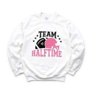 Simply Sage Market Women's Graphic Sweatshirt Team Halftime Distressed - 1 of 4