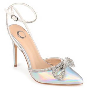 Journee Collection Women's Gracia Buckle High Stiletto Pointed Toe Pumps - 1 of 4