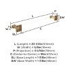 Amerock Glacio Wall Mounted Towel Bar - 4 of 4