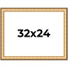 PosterPalooza | Traditional Gold Picture Frame - UV Acrylic, Backing Board, Hanging Hardware Included - 2 of 4