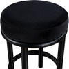 Meridian Furniture,Monette Black Velvet Counter Stool - 3 of 4