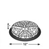Azar Displays One Tier Revolving Display 2"H x 11"Dia. - round slot 1"dia - 3 of 4