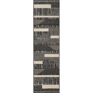 Well Woven Hallway Luxury Striped Modern Indoor Area Rug - 1 of 4