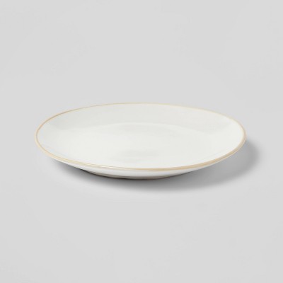 8&#34; Stoneware Wetherfield Salad Plate White - Threshold&#8482;