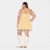Women's Game Day Smocked Mini Skater Dress - Wild Fable™ - 3 of 3
