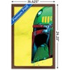 Trends International Star Wars: Archetype - Boba Fett Helmet Framed Wall Poster Prints - 3 of 4