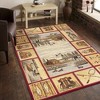 Kumasinova Mountain & Lakeside Fishing Area Rug – Wilderness Landscapes for Living Room, Kid & Pet-Friendly, Made in Turkey, Stain-Resistant Door Mat - 3 of 4