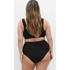 Women's Plus Size Avalon Bikini Top - black | CITY CHIC - 4 of 4