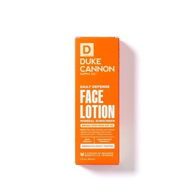 Duke Cannon Supply Co. Daily Defense Face Lotion - SPF 32 - 3 fl oz