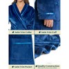 PAVILIA Fleece Robe For Women, Plush Warm Bathrobe, Fluffy Soft Spa Long Lightweight Fuzzy Cozy, Satin Trim - 3 of 4