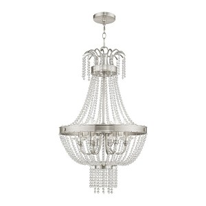 Livex Lighting Valentina 6 - Light Chandelier in  Brushed Nickel - 1 of 2