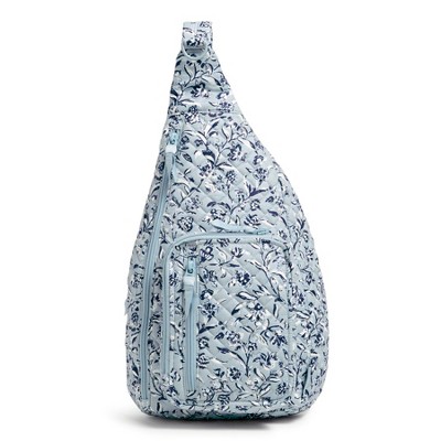 Vera Bradley Women's Cotton Multi-strap Shoulder Bag Perennials Gray :  Target