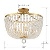 Crystorama Lighting Rylee 4 - Light Pendant in  Antique Gold - 3 of 4