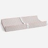 Bacati - Floral Muslin Changing Pad Cover Coral - 4 of 4