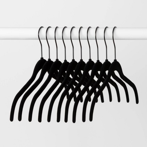 18pk Plastic Hangers White - Room Essentials™ : Target