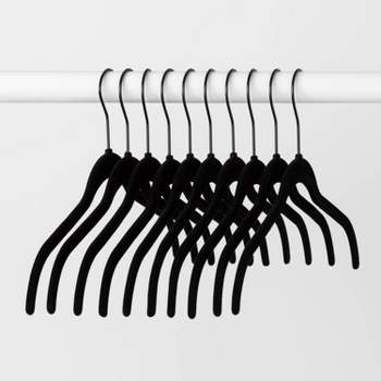 10pk Shirt Flocked Hangers - Brightroom™