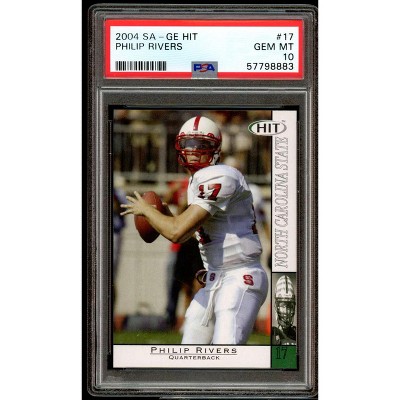 Philip Rivers Rookie Card 2004 SAGE HIT #17 PSA 10