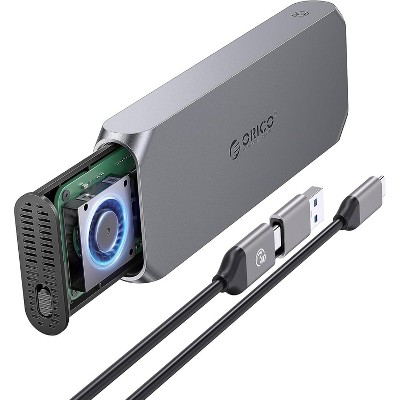 ORICO 40Gbps M.2 NVMe SSD Enclosure with Cooling Fan, Supports up to 8TB