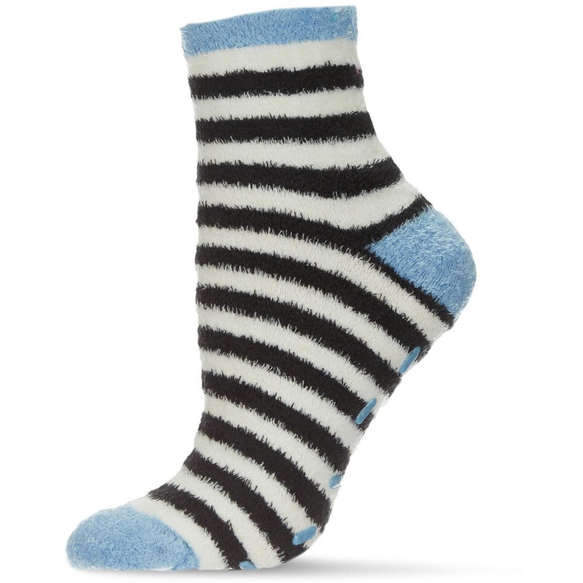 Memoi Colorblock Fuzzy Non-Skid Socks with Aloe