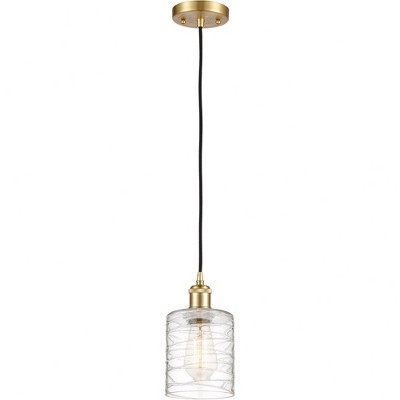 Cobbleskill - 1 Light Cord Hung Mini Pendant In Industrial Style-8 Inches Tall and 5 Inches Wide