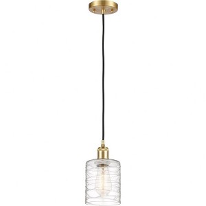 Cobbleskill - 1 Light Cord Hung Mini Pendant In Industrial Style-8 Inches Tall and 5 Inches Wide - 1 of 1