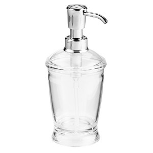iDesign Liquid Soap Dispenser – Franklin Collection – Clear - 1 of 4