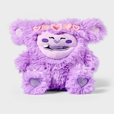 14.5" Purple Monster Stuffed Animal - Gigglescape™