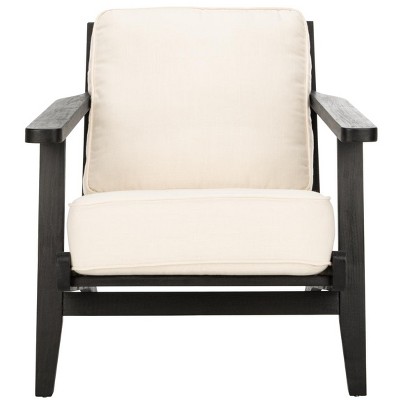Nico Mid Century Accent Chair - ACH4501A - Bone/Black - Safavieh