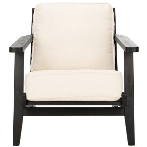 Nico Mid Century Accent Chair - ACH4501A - Bone/Black - Safavieh - 1 of 4