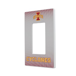 NCAA Big 12 Universities Linen Hidden-Screw Light Switch Plate for Single Rocker - 1 of 4