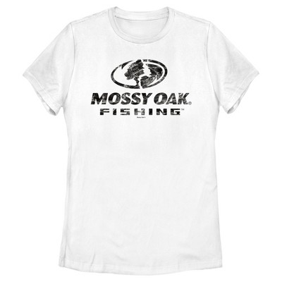 Junior's Mossy Oak Black Water Fishing Logo T-shirt - White - 2x Large :  Target