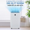 14000BTU Portable Air Conditioners Cool Up to 750 Sq.Ft - 2 of 4