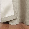 Classic Linen Design Room Darkening Semi-Blackout Curtains, Set of 2 by Blue Nile Mills - 3 of 4