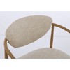 Lyngins Modern Dining Chairs with Curved Backrest,Upholstered Kitchen Chairs with Wood Legs,Chairs for Dining Room,Kitchen - 4 of 4