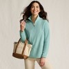 Lands' End Women's Anyweather Fleece Quarter Zip Pullover - 4 of 4
