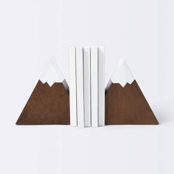 Mountain Peak Bookends - Cloud Island™ Brown