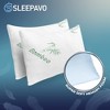 Aghana Digitals Cooling Shredded Bed Pillows Set of 2, Queen Size, Rayon from Bamboo - 2 of 4