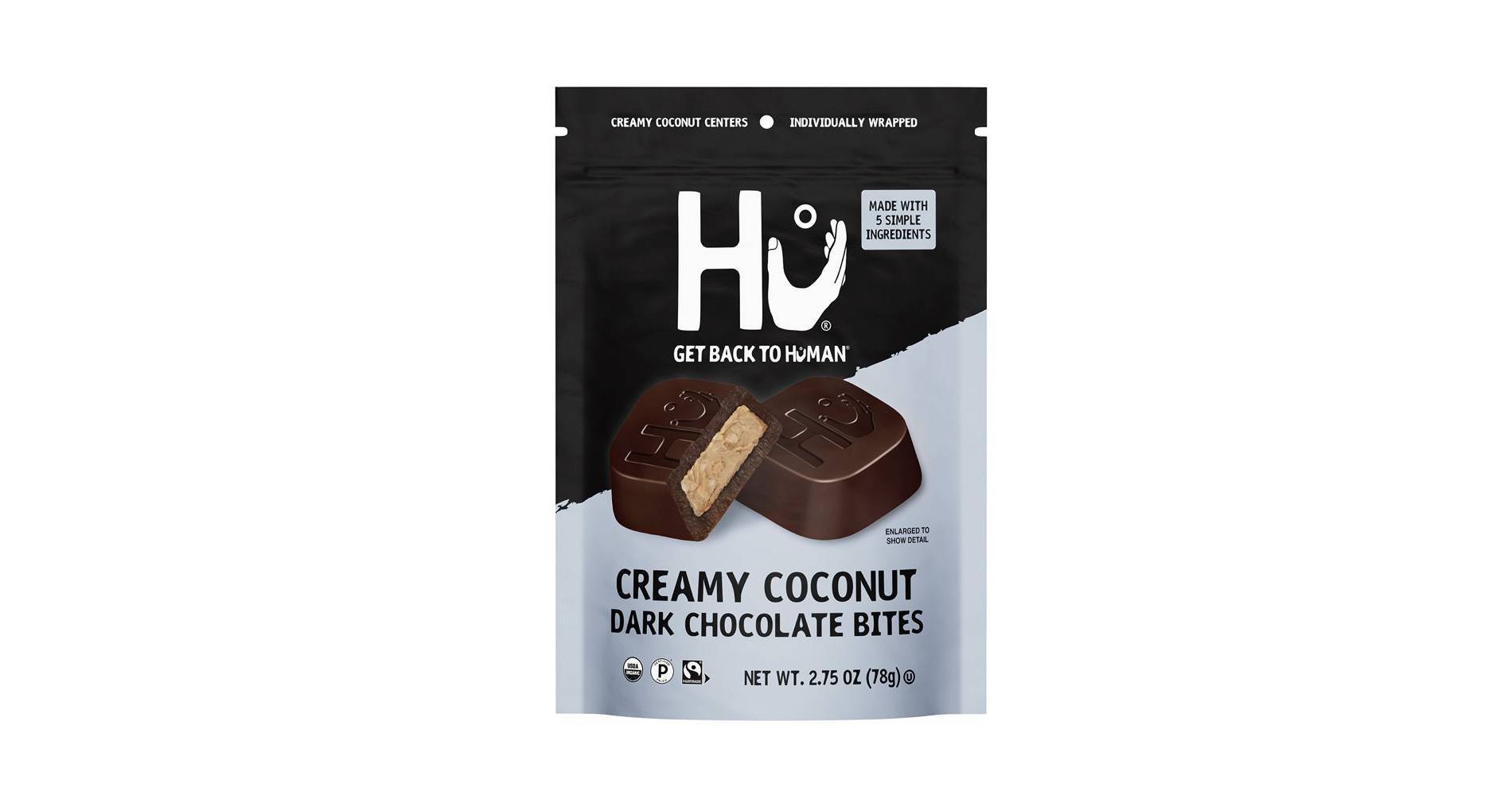 Hu Kitchen Coconut Dark Chocolate Bites - 2.75oz