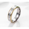 Forever Love 4 mm or 6mm Stainless Steel Wedding Band for Men or Women by Ginger Lyne - 3 of 4