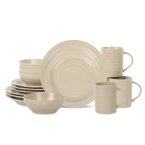 Stone Lain 16pc Orbit Stoneware Dinnerware Set with Mugs - 1 of 4