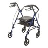 drive Rollator Adjustable Height / Folding Steel 31 to 37 inch Handle Height R800KD-BL - 2 of 4