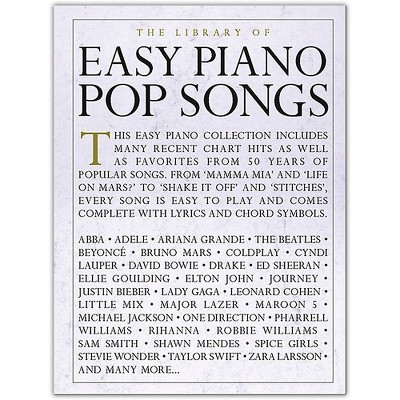 Music Sales The Library of Easy Piano Pop Songs