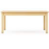 Guidecraft EdQ Toddler Table - Natural: Rectangle Wooden Activity table for Kids, 30"x36" | Toddler Desk for Playroom, Preschool, Daycare - 2 of 4